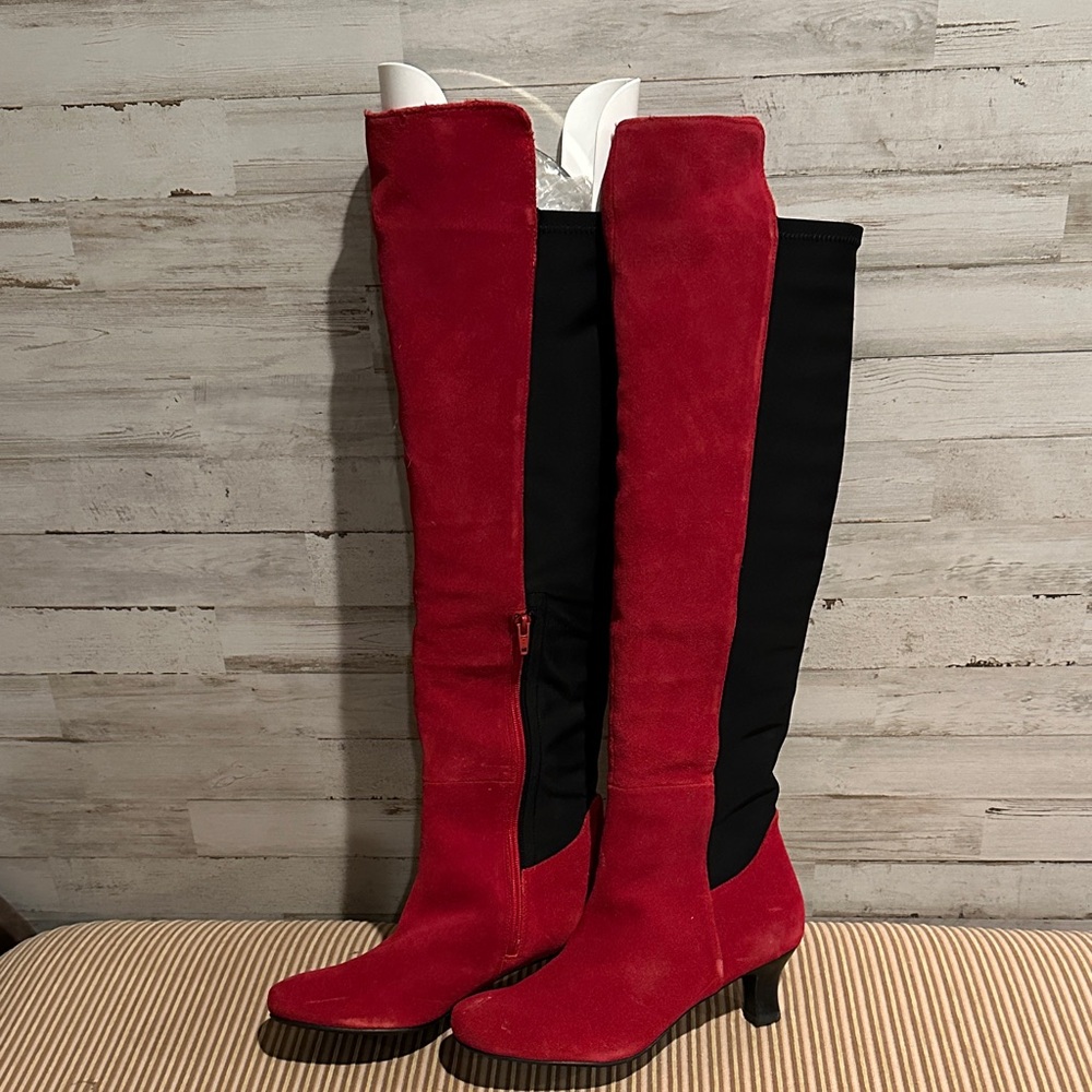 Array Red Over-the-Knee Women's Boots